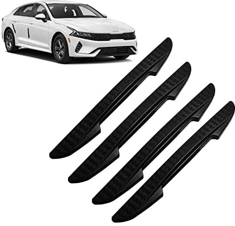 Car Door Edge Protectors Black 4 Pack, Car Door Protector Bumper Vehicle Door Edge Guard Strip Plastic Scratch Protection Car Bumper Protector Edge Protector Strip Rear Bumper Protection Strips