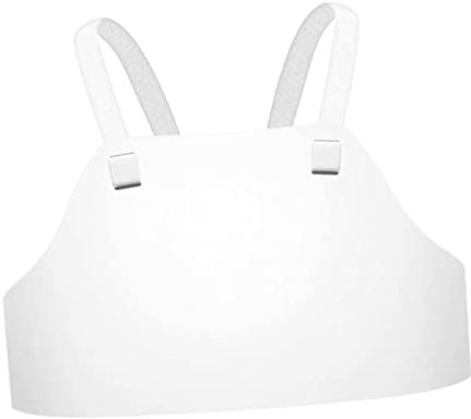 LOVIVER Brustschutz Schild Ausrüstung, Unisex Fechten Brustschutz für Rugby Taekwondo Volleyball Sparring Training Kampfsport, Herren XS 50-70cm