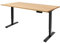 Ergotopia Desktopia Lite Elektrisch höhenverstellbarer Schreibtisch für Büro oder Home Office - 5 Jahre Garantie - ergonomischer Schreibtisch höhenverstellbar mit Buche Tischplatte (180 x 80 cm)