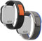 Polyjoy 2 Stück Trail Loop Armbänder Kompatibel mit Xplora X6 Armband, Kids Smartwatch Mädchen Jungen Weich Verstellbare Ersatzbänder für Xplora X6 Play/Xplora X6 Pro-Schwarz+Grau