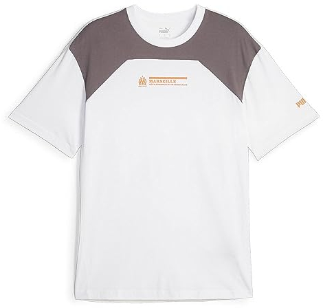 Olympique de Marseille 771967-11 FtblCulture Tee T-Shirt Unisex White Taille 3XL