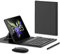 COQUE Support de Cas de téléphone Portable pour Samsung Galaxy Z Fold 5,Souris Bluetooth,Clavier,étui en Cuir,Stylet+Fente Stylo téléphone Bureau kit-Noir