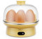 Macook Cuociuova per 1 – 7 uova, vincitore del test, Egg Cooker, controllo controllato da computer, scaldabagno con touch screen LED, senza BPA, 350 W, giallo