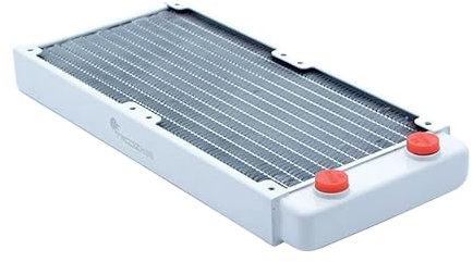 Computer PC Water Cooler Piano Paint White Copper CPU Radiator Radiator P-WP240