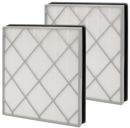 True HEPA Filter for Shark Air Purifier Compatible with Shark HE400 HE401 HE402 HE405,2 Packk