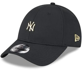 New Era NY-Logo Kappe Baseball New York Yankees 9Forty Basecap schwarz Gold verstellbar Strapback Fanaccessoire - One-Size