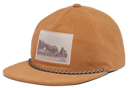 Columbia Unisex Packsaddle Corduroy Snap Back Kappe Mit Schnappverschluss, Camel Brown/Arches, Einheitsgröße EU