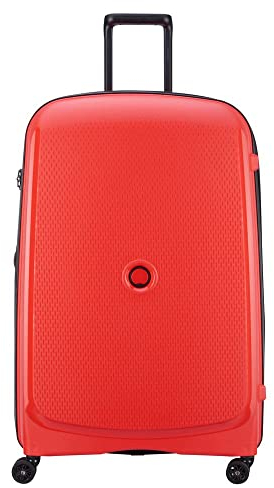 DELSEY Paris - Belmont Plus MR (Recyceltes Material) - Hartschalenkoffer 82 cm x 52 cm x 35 cm - 123 L - XXL - Mandarinenorange