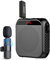 Jkoailiwi Voice Amplifier with Wireless Lapel Microphone, Personal Teachers Microphone for Classroom, Portable Megaphone Speaker Headset System, Wireless Voice Amplifier for Tour Guide/Yoga