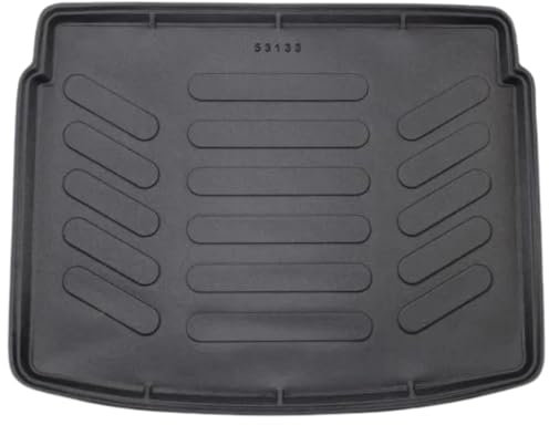 Rizline Passgenau 3D Untere Untere Kofferraumwanne Kompatibel mit Jeep Renegade 2014-2024 Untere Kofferraummatte Schutzmatte Auto Zubehör Antirutschmatte Kantenschutz TPE Gummi Dauerhaft Schwarz