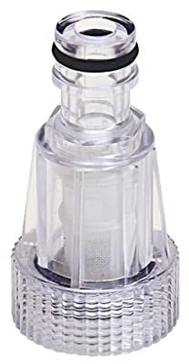 Adaptateur d'irrigation de jardin avec filetage rapide de 1,9 cm, joint transparent avec filtre à eau, raccord tuyau d'arrosage 3/4