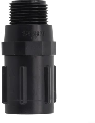 Regolatore di pressione per irrigazione a goccia, valvola di regolazione della pressione da 15-45 psi, interfaccia interna esterna a sei punti per irrigazione a goccia valvola a basso flusso (30 psi)