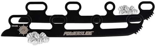 Powerslide Sabres 4W Ice Blade Black – Breite Schwarze Eiskufe für 4W Inline Skates, sehr stabil und perfekt für mehr Kontrolle auf EIS – Damen & Herren