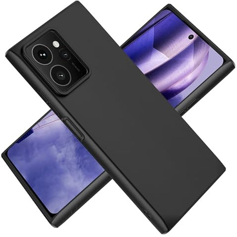 Tieeyivv Coque pour HMD Skyline 5G Cover Cover Matte Etui Souple Flexible en Premium TPU, Antichoc, Anti-dérapante Noir Case