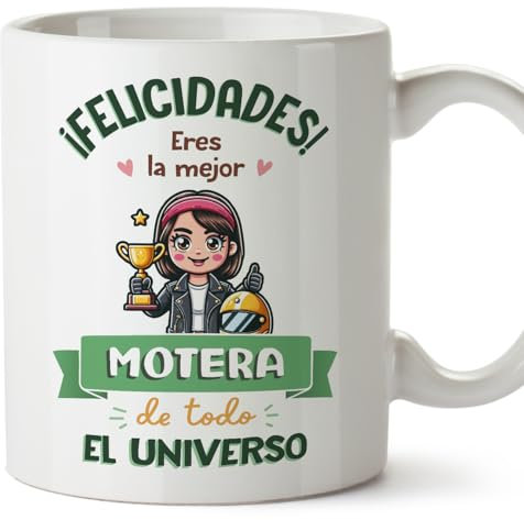 MUGFFINS Tazas para MOTERA mujer - En Español - Mejor Universo Trofeo - 11 oz / 330 ml - Regalo original y divertido