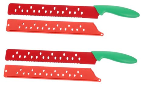 Cabilock Cortador De Sandía Tenedor Cuchillo Cortador De Fruta Acero Inoxidable