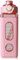 PLUSHCEWT Bottiglia d'Acqua da 700 ml, Bottiglia per Bere Portatile Quadrata, Bottiglia per Bere Grande Capacità Bottiglia d'Acqua Sportiva Carina Bottiglia Riutilizzabile Bottiglia Bevande (Rosa)