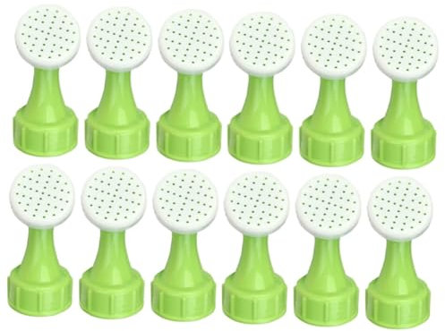 TOYANDONA 2 Sätze Wasser Kann Sprinklerauslauf Düse Im Freien Sprühen Herr Anlage Wasser Kann Köpfe Wasser Kann Sprühkopf Wasser Kann Kappe Plastik Light Green 6 Stücke * 2