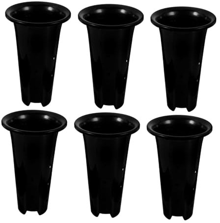 COOPHYA 6 Piezas Macetas Macetas Altas de Jardinería Plantas de Interior Elevadas de de Plantas