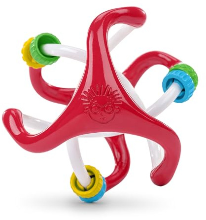 Baby Einstein Slide & Swirl Sensorik-Ball, multisensorisches Babyspielzeug mit Perlenschieber, ab 3 Monate und älter