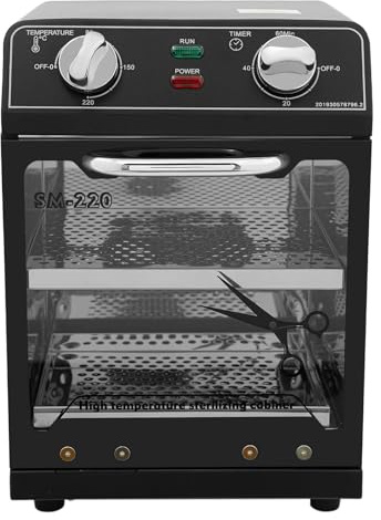 Sterilisatoren, Hochtemperatur- und Salon-Sterilisator, Hochtemperatur Sterilisator,für Desinfektion Handtüchern, Nagelwerkzeugen, Metallutensilien, Friseurwerkzeugen, Nagelipsern