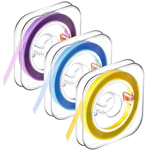 FAYAHAR 3 Rotolo Strisce Abrasive Interdentali, 20/30/ 50μm Carta Vetrata per Denti, Multicolore Carta Abrasiva Dentale, Portatile per Pulizia e Lucidatura Denti, Rimozione Tartaro (4mm x 6m)