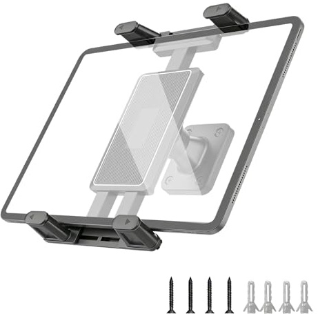Cloxtralon Support Mural Universel pour tablettes, e-Readers et Smartphones (4.5-15 Pouces) - adapté à Tous Les modèles de Marque majeure