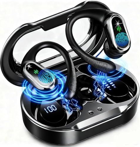 Auriculares inalámbricos Bluetooth Deportivos, Auriculares Bluetooth 5.4