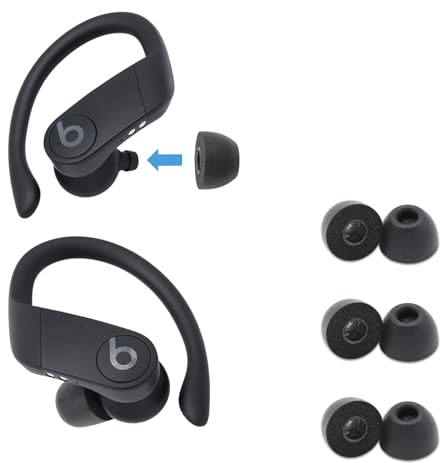 Comply Sport Pro Premium Memory Foam Earphone Tips | Replacement Earbuds for Beats by Dre BeatsX, Powerbeats 2 and 3, Tour 2 and 2.0 (Small)