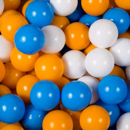 MEOWBABY Bunte Bälle für Bällebad – 7 cm, 300 Stück, BPA-frei, für Baby & Kinder