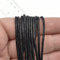 1.5mm - 10m Black Waxed Cord Cotton Rope Thread String for Necklace Bracelet, Macrame, Garden Twine, Beads, DIY Arts Bundling Crafts, Gift Wrapping, Jewellery, Making (not Wire, Leather, Elastic)