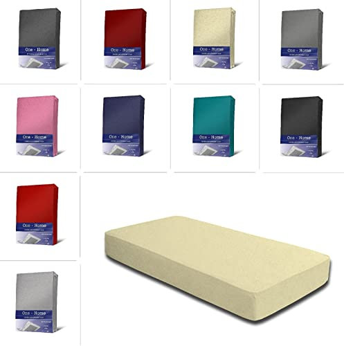 Winter Spannbettlaken Flausch Warm Thermo Fleece Kuschelig Weich Flauschig Bettlaken Spannbetttücher, Größe:2er Pack 90x200 cm - 100x200 cm, Farbe:Natur
