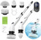 TUYU Electric Spin Scrubber, Full-Body IPX7 Waterproof Bathroom Scrubber with Power LCD Display, Adjustable Extension Handle, Cordless Shower Cleaner Brush for Bathtub Kitchen Wall Cleaning