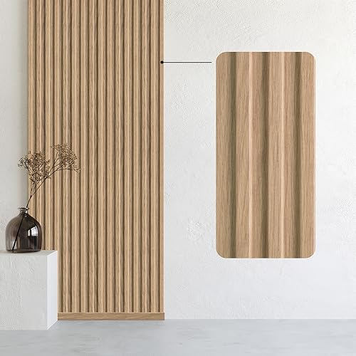 Bildershop-24 Wandpaneele & Deckenpaneele Dekowa in Eiche Natur 252 x 10,7 x 1,5 cm