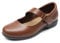 DREAM PAIRS Women's School Shoes, Strap Mary Jane Flats, Casual Work Office Comfort Shoes for Lady Shoes for Walking, School and Working,Size 6,Brown,SDFA2407W