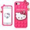 Koecya for iPhone 6/6s/7/8/SE 2020/SE 2022 Case Bubble Fidget Cute Cartoon Silicone Phone Cover Cases for Girls Girly Boys Kids Teens Design Funny Fun Kawaii Fashion Unique for iPhone SE 1st/2nd,Red