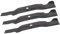 SECURA Jeu de lames (éjection) compatible avec Cub Cadet FMZ 50 17CI4BFP603 Tracteur de pelouse