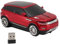 Souris de Jeu sans Fil en Forme de Voiture de Sport, Récepteur USB 1600 DPI pour Ordinateur Portable, Compatible et (Rouge)