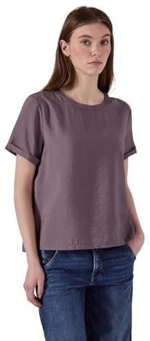 STREET ONE STUDIO Damen F345562 Bluse mit Seiten-Schlitzen, Hazy Rose, 40