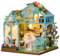 UINOFER DIY Gewächshaus Holz, Miniatur Garten Haus Selber Bauen mit Möbeln, Kreatives Bausatz Erwachsene, Modellbausatz für Erwachsene und Kinder (Flower Dream)
