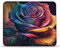 LLONGKT Tappetino per mouse da gaming, colorato, motivo rosa, per sensori di gioco, basso attrito superficiale, antiscivolo, accessori per Mac e PC, 20 x 24 cm
