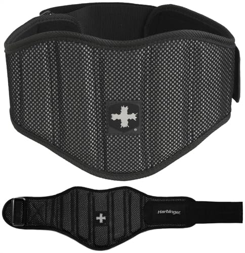Harbinger Nylon Gewichthebergürtel für Gewichtheber, Fitness Krafttraining