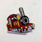 Train Engine Red Travel The World Iron Sew on Embroidered Patch