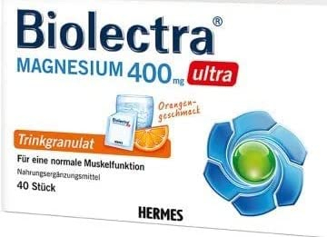 Biolectra Magnesium 400 mg ultra Trinkgranulat Orangengeschmack,40St
