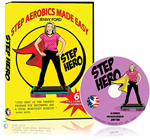 Step Hero DVD | Step-Aerobic leicht gemacht für Anfänger | Mit Master Instructor Jenny Ford | Cardio Fitness Toning Übungsprogramm | Einfach zu Folgen | Plattform oder Bank erforderlich |