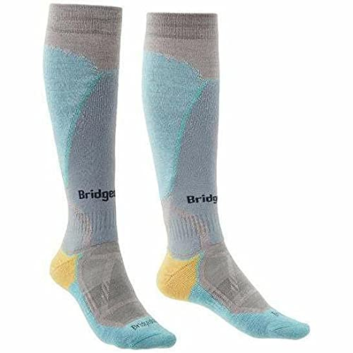 Bridgedale Damen-Ski, mittelschwer, Muster, Flieder/Blau, Größe L