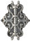 UHRIG® NUOVO - Ornamento decorativo in ferro battuto, in acciaio forgiato per finestre, recinzioni ecc.