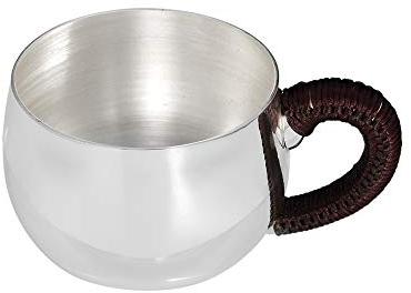 XXSC-ZC Tazas de té de Plata esterlina, Tazas de Agua de Plata Anti-escaldada con Asas, Tazas, Tazas de café, Copas de Vino, Tazas de un Solo hogar pequeñas,150ML