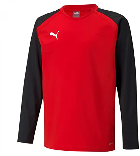 PUMA Unisex Kinder Sweater, Puma Red-Puma Black, 140