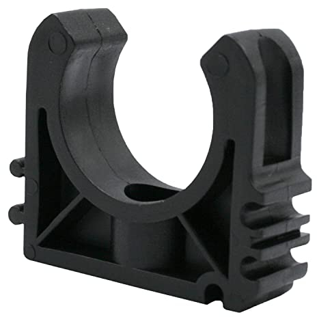 PVC-Rohrschellen Set I 20 mm I Kunststoff I 10 Stück I Pool-Zubehör I Rohrclip I Rohrklemme I für PVC-Rohr mit Ø 20 mm geeignet I bm160